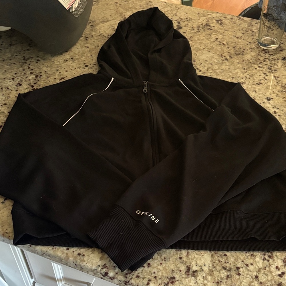 OFFLINE By Aerie Chillup Zip Up